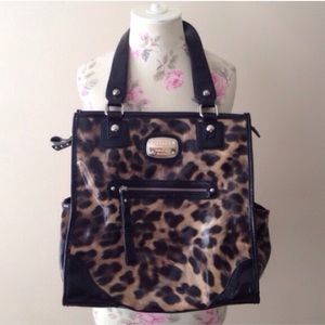 Kathy Van Zealand Spot Check Leopard Purse